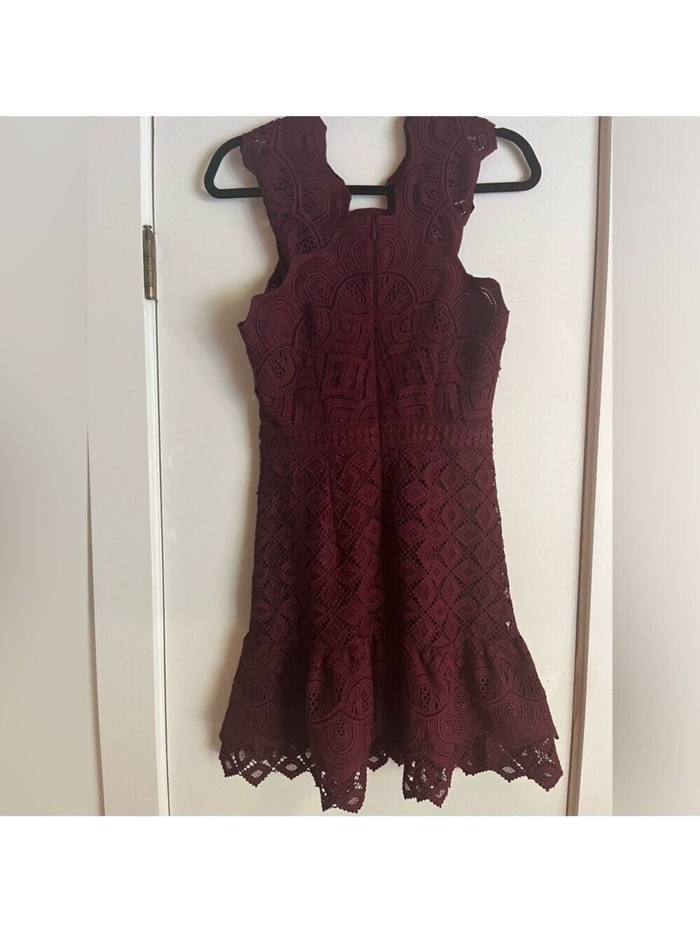 REISS Delilah Lace Mini Dress Size 6 NWT - Picture 7 of 13